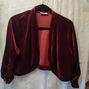 Susan Graver Velvet Bolero